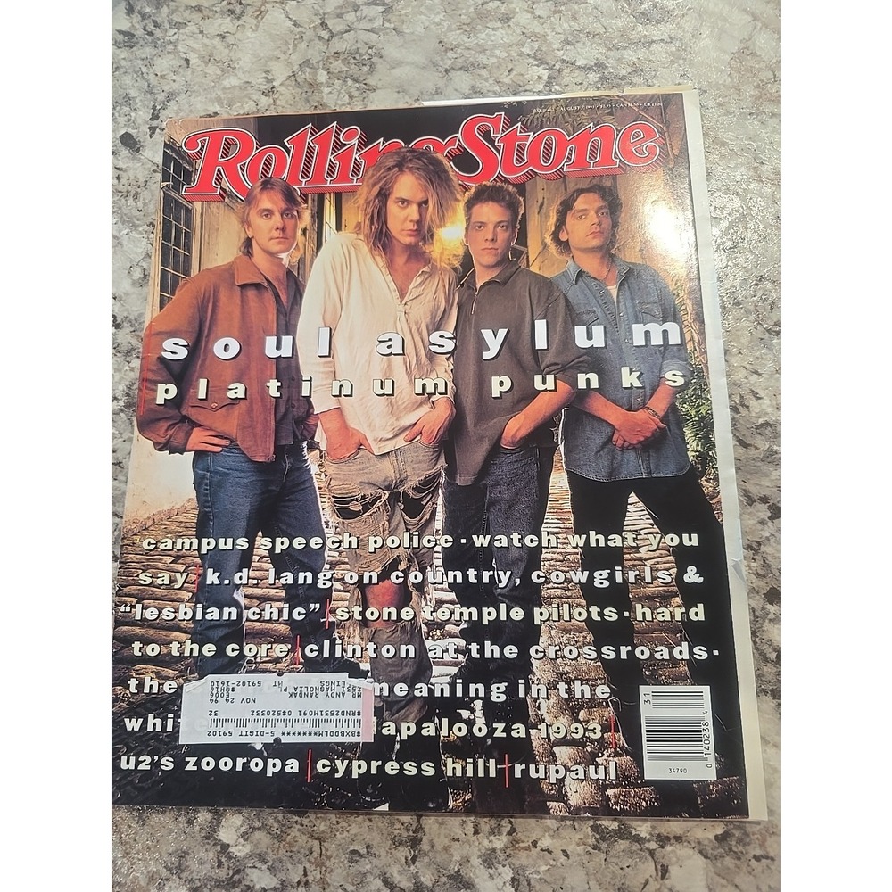 Rolling Stone Magazine Issue #662 Soul Asylum August 5, 1993